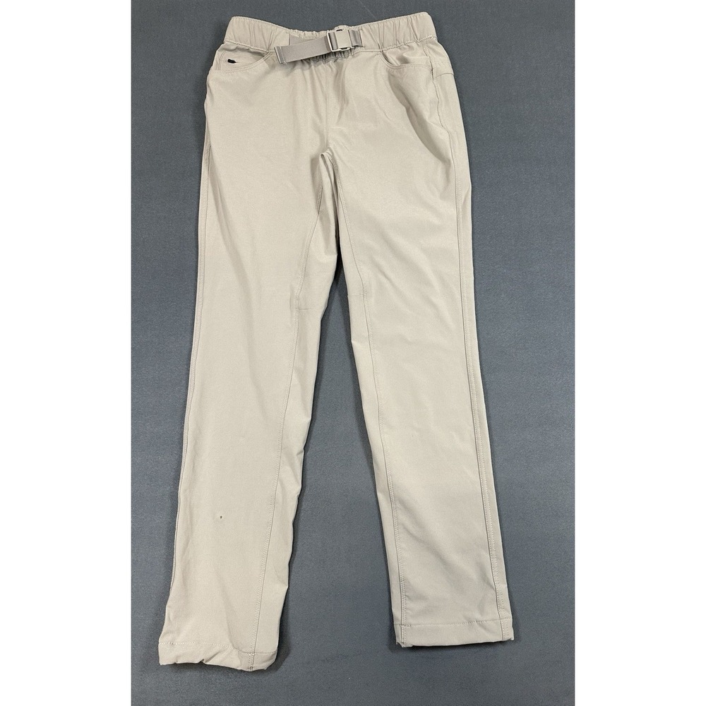 Eddie Bauer Hiking Pants ClimaTrail Womens Size 2 Khaki Buckle Closure